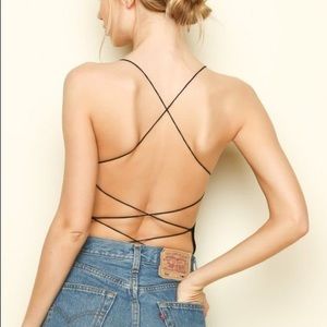 Strappy back Bodysuit
